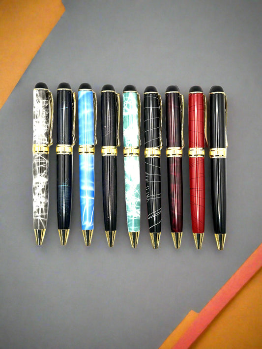 Designer Metal Ballpoint Twist Pen