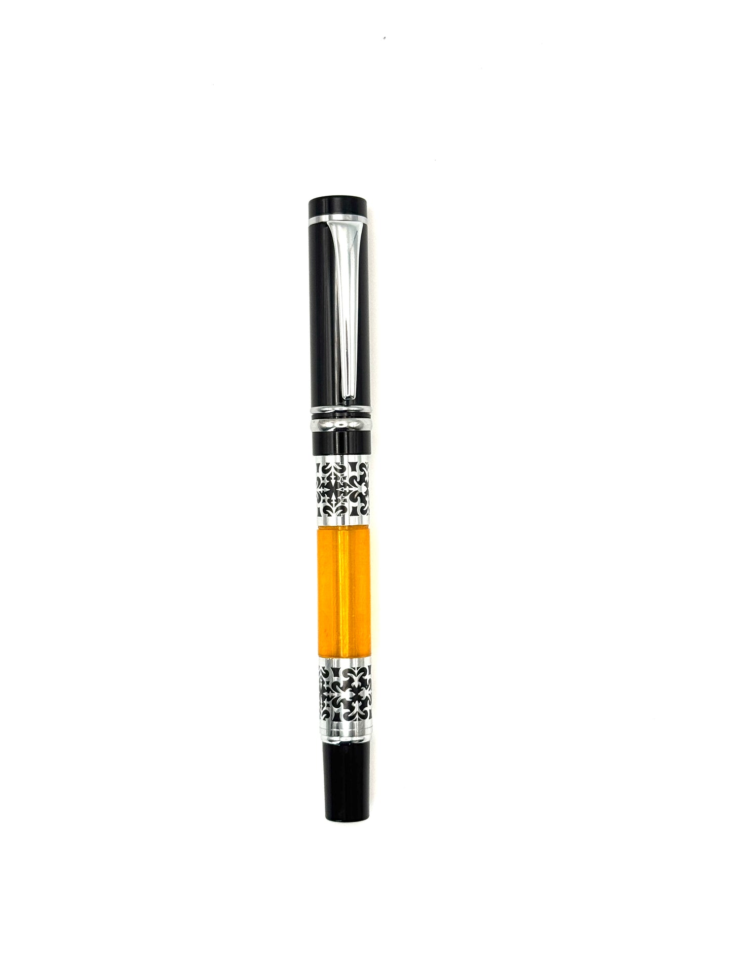 Designer Acrylic and Metal Rollerball Pen